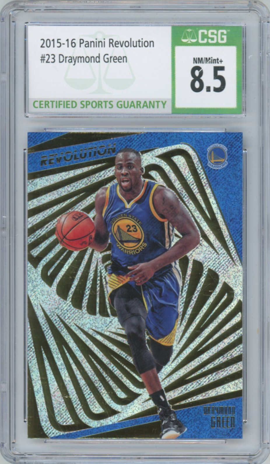 2015 Draymond Green - Basketball Panini Revolution CSG 8.5 NM-MT+